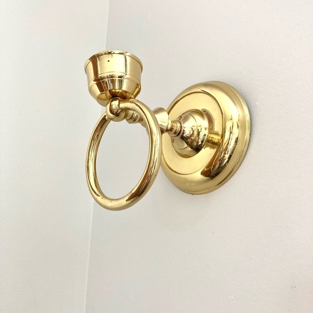 Brass wall sconce candle holder - Picture 4 of 6